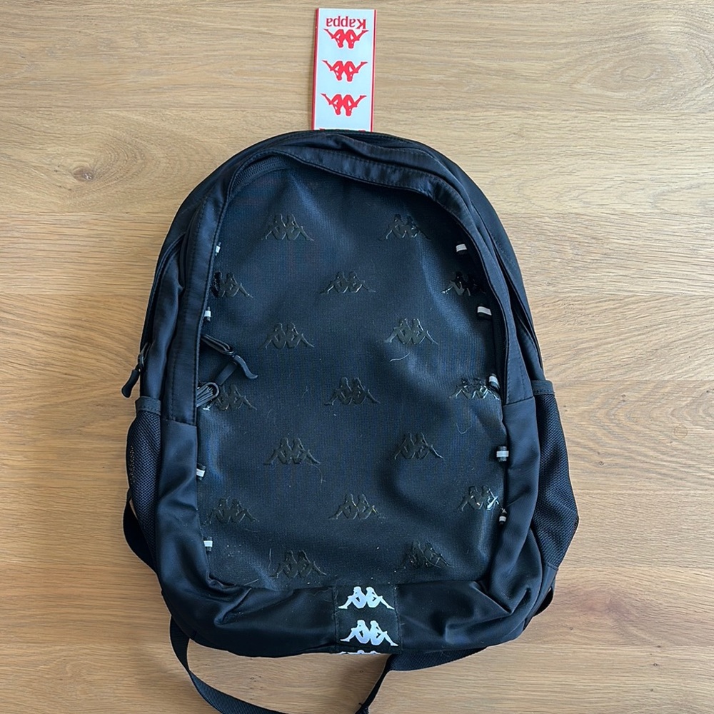 Kappa Black Backpack for Men